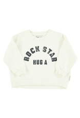 piupiuchick Sweatshirt Ecru w. |Rock Star Print