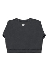 piupiuchick Sweatshirt Faded Black w. Jimi Hendrix Print