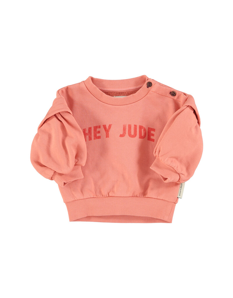 piupiuchick Sweatshirt Pink w. Hey Jude Print