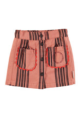 piupiuchick Short Skirt Pink w. Black Stripes