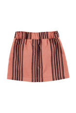 piupiuchick Short Skirt Pink w. Black Stripes