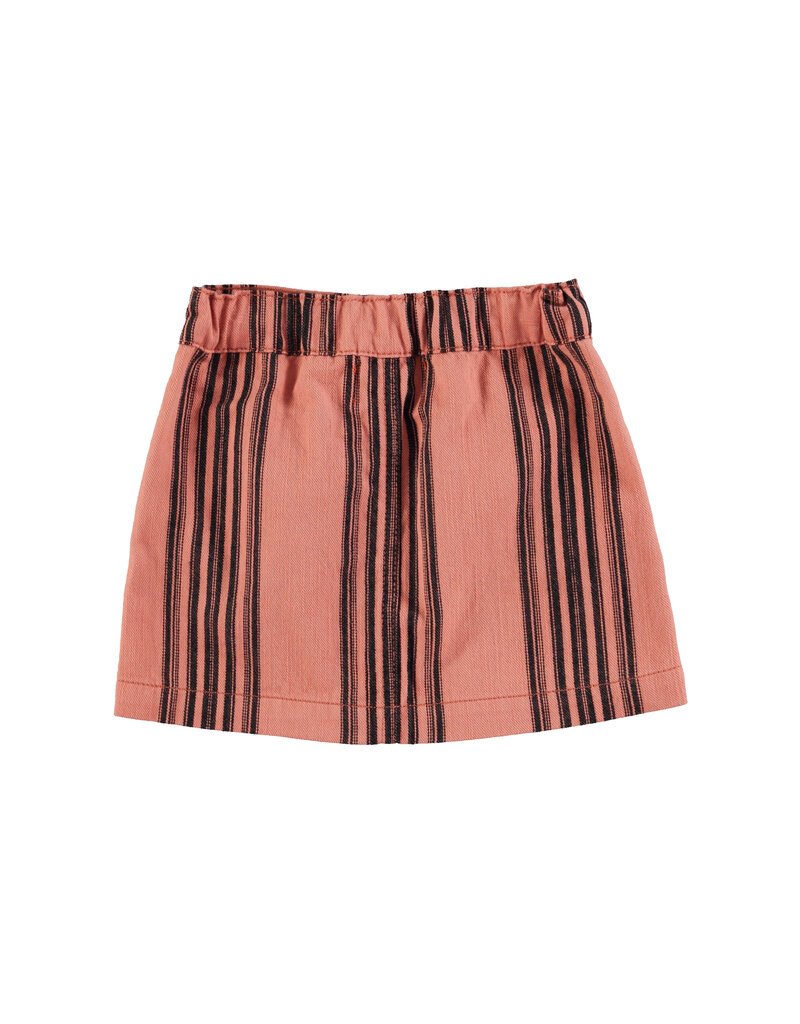 piupiuchick Short Skirt Pink w. Black Stripes