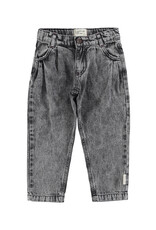 piupiuchick Mom Fit Trousers Washed Black Denim