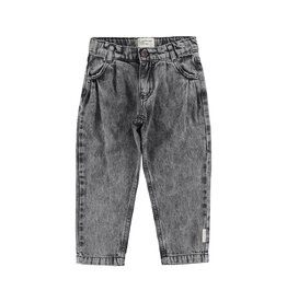 piupiuchick Mom Fit Trousers Washed Black Denim