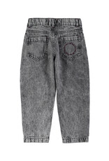 piupiuchick Mom Fit Trousers Washed Black Denim