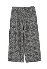 piupiuchick Flare Trousers Grey w. Zebra Print
