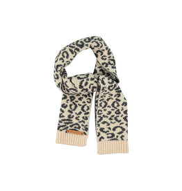 piupiuchick Knitted Scarf with Animal Print