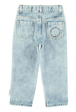 piupiuchick Unisex Trousers Washed Blue Denim