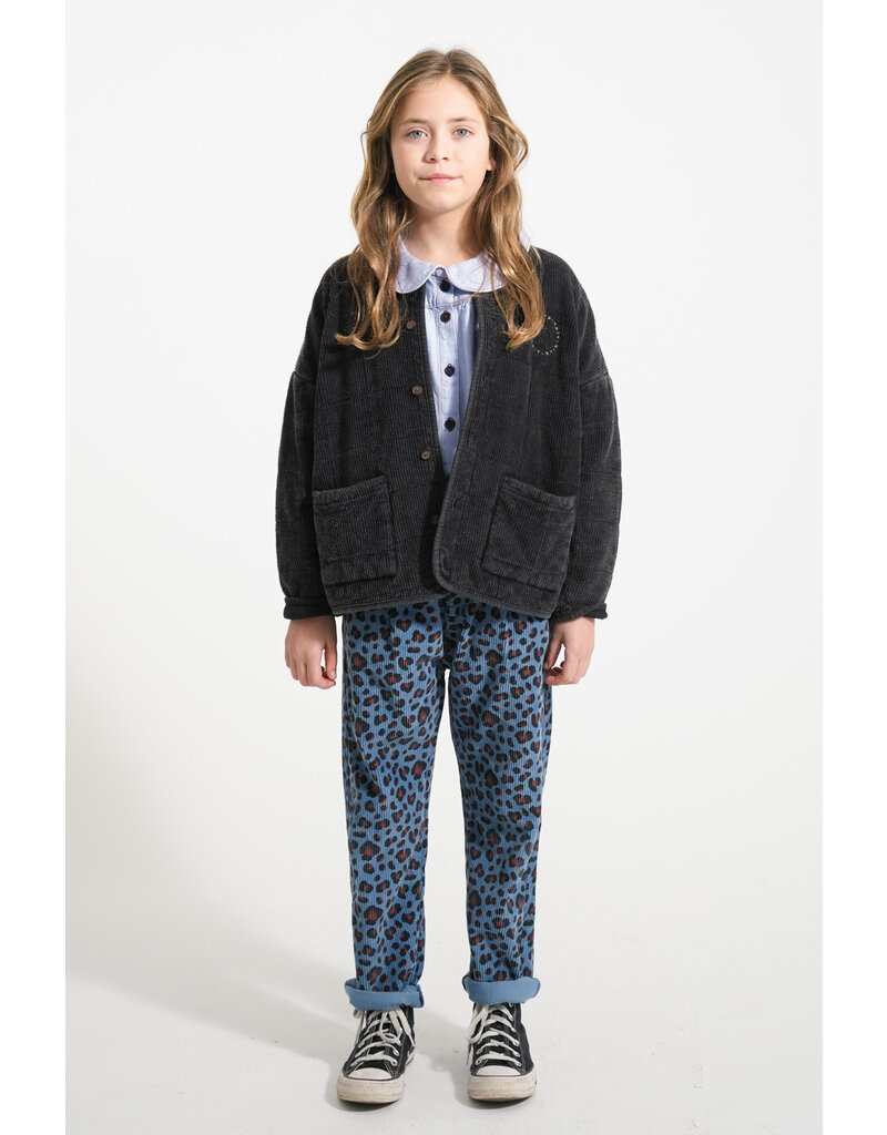 piupiuchick Unisex Trousers Blue w. Animal Print