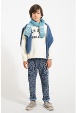 piupiuchick Unisex Trousers Blue w. Animal Print