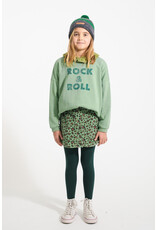 piupiuchick Sweatshirt Green w. Rock & Roll Print