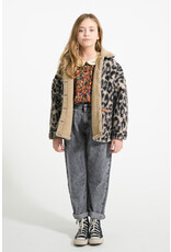 piupiuchick Mom Fit Trousers Washed Black Denim