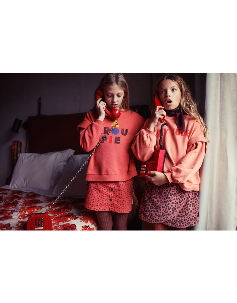 piupiuchick Sweatshirt Pink w. Hey Jude Print