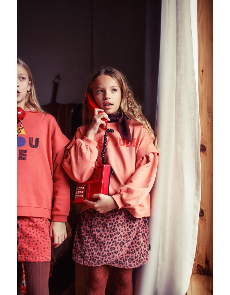 piupiuchick Sweatshirt Pink w. Hey Jude Print