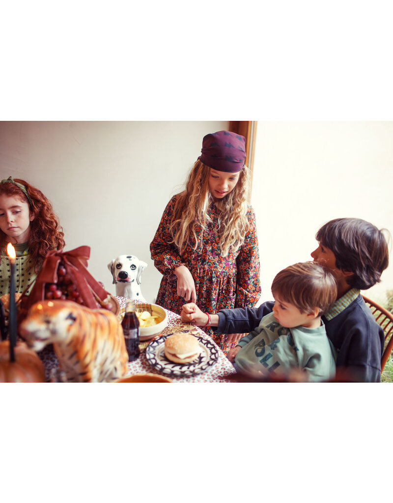 piupiuchick Sweatshirt Green w. Rock & Roll Print