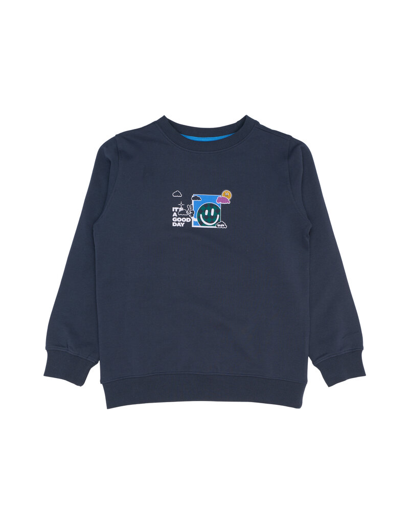 The New Philip Sweatshirt Navy Blazer