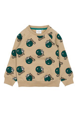 The New Phil Sweatshirt Light Taupe AOP