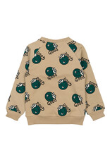 The New Phil Sweatshirt Light Taupe AOP