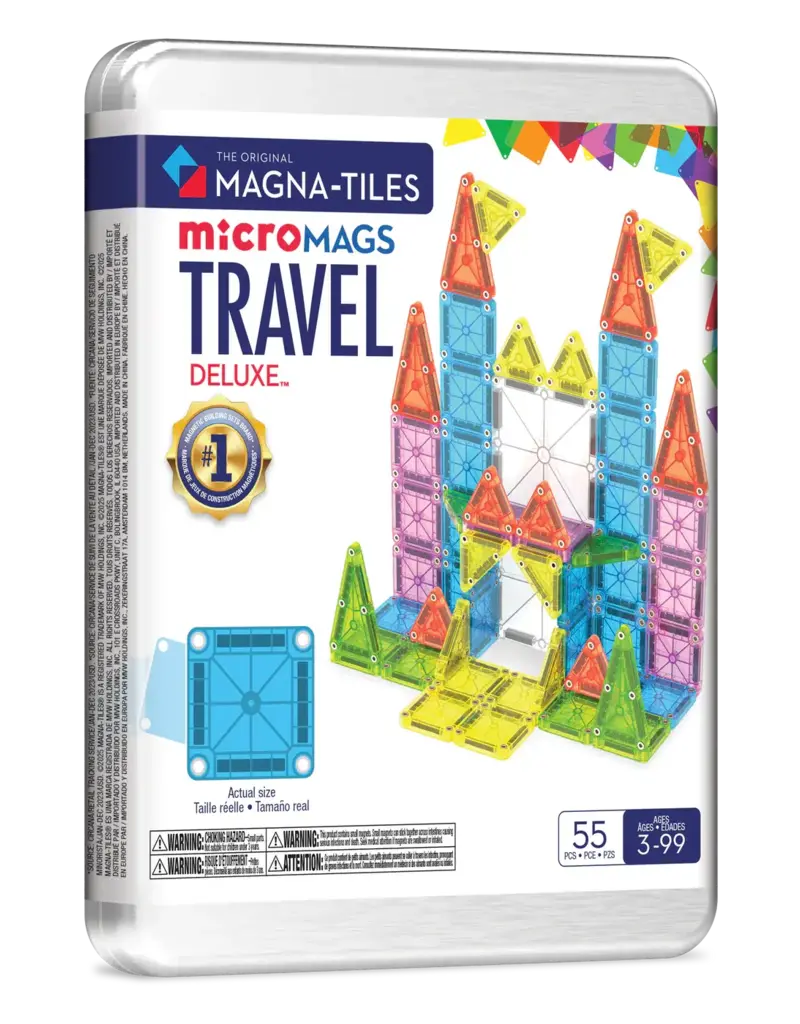 MAGNA-TILES Travel Set Deluxe - 55 piece