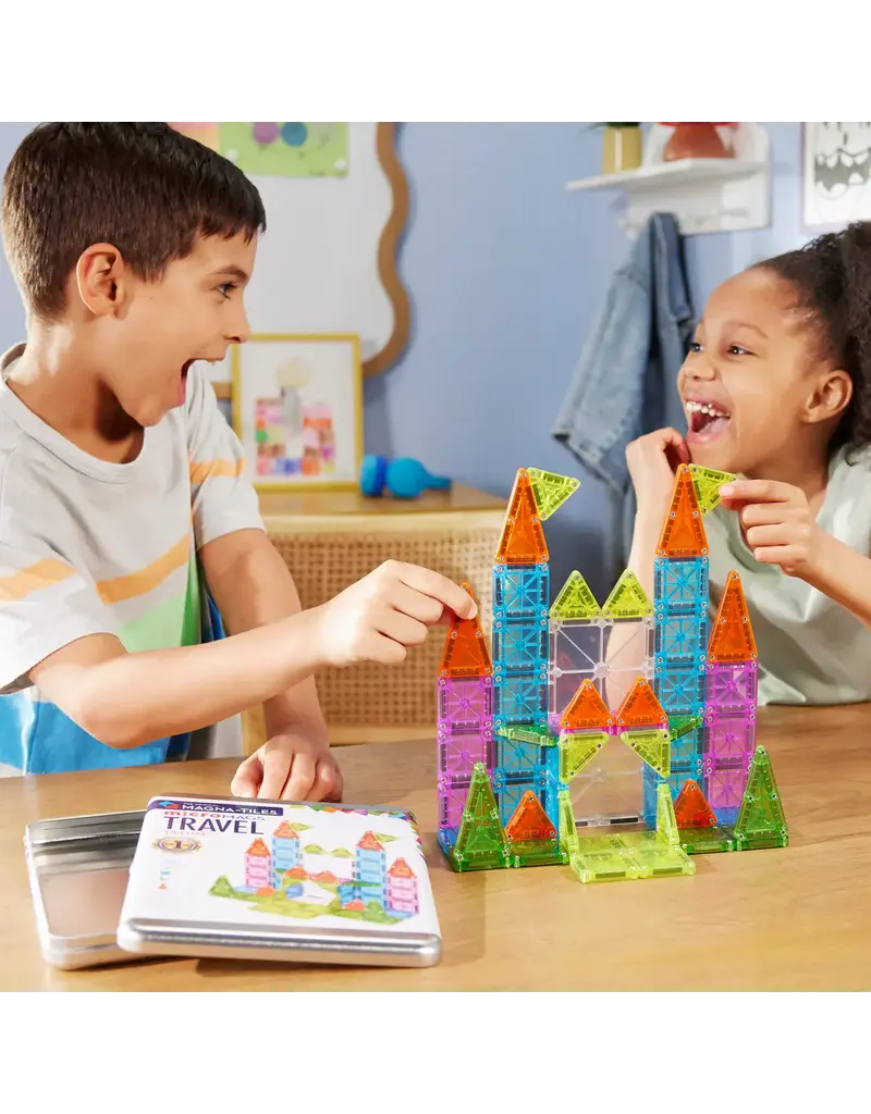 MAGNA-TILES Travel Set Deluxe - 55 piece
