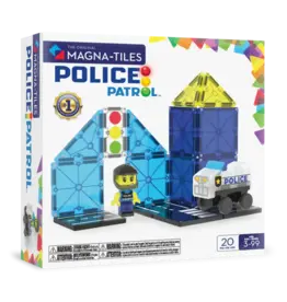 MAGNA-TILES Police Station 20-Piece Set