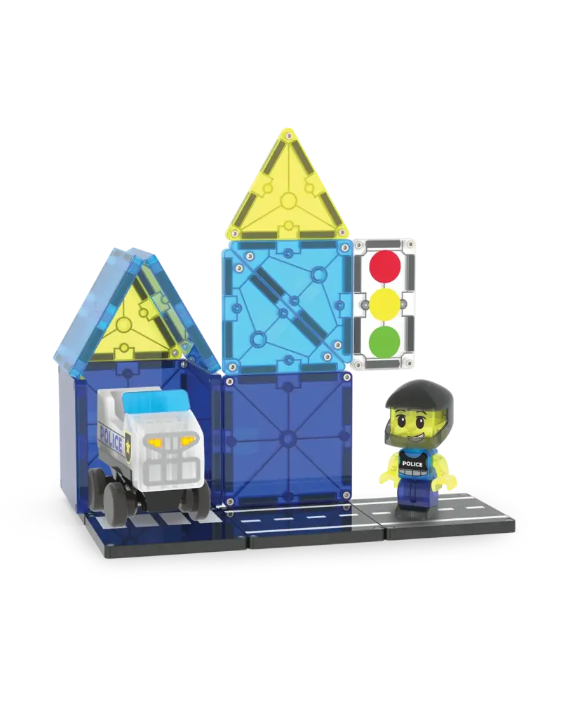MAGNA-TILES Police Station 20-Piece Set