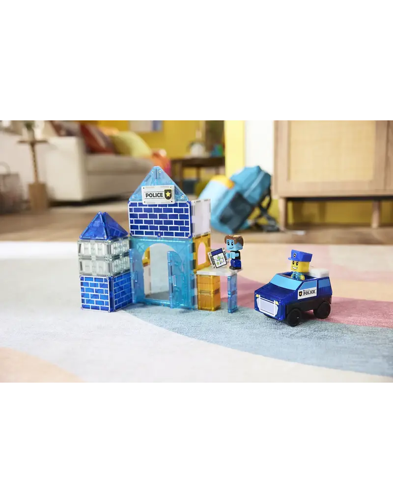 MAGNA-TILES Police Station 20-Piece Set
