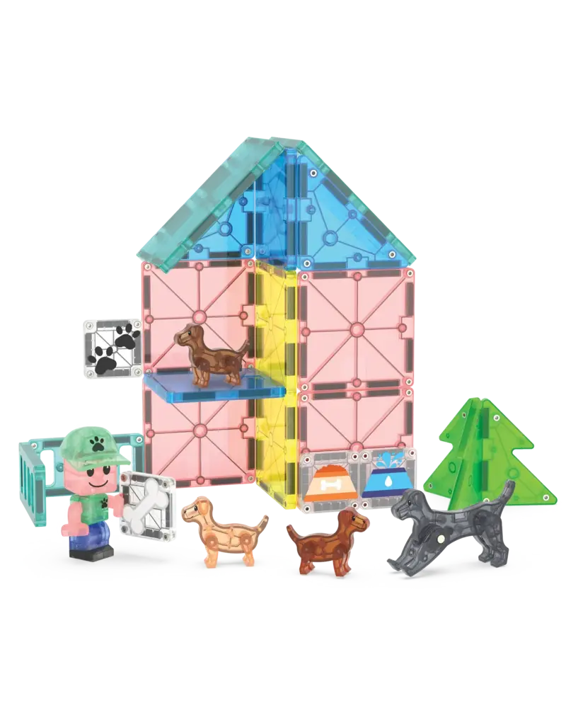 MAGNA-TILES Puppy Park 27-Piece Set