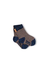 Nixnut Striped Socks Navy Stripe