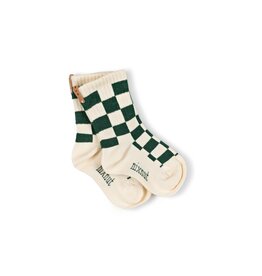 Nixnut Checkered Socks Snow
