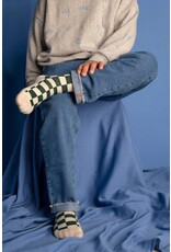 Nixnut Checkered Socks Snow