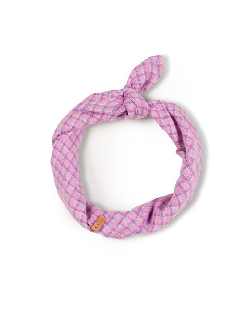 Nixnut Bandana Lila Checkered