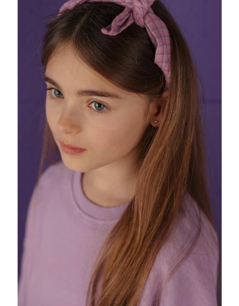 Nixnut Bandana Lila Checkered