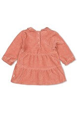 Feetje Jurk velours rib - Woodland Bloom