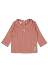 Feetje Longsleeve pointelle rib - Woodland Bloom