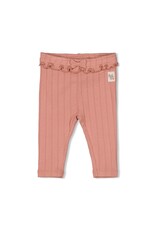 Feetje Legging pointelle rib Mauve - Woodland Bloom
