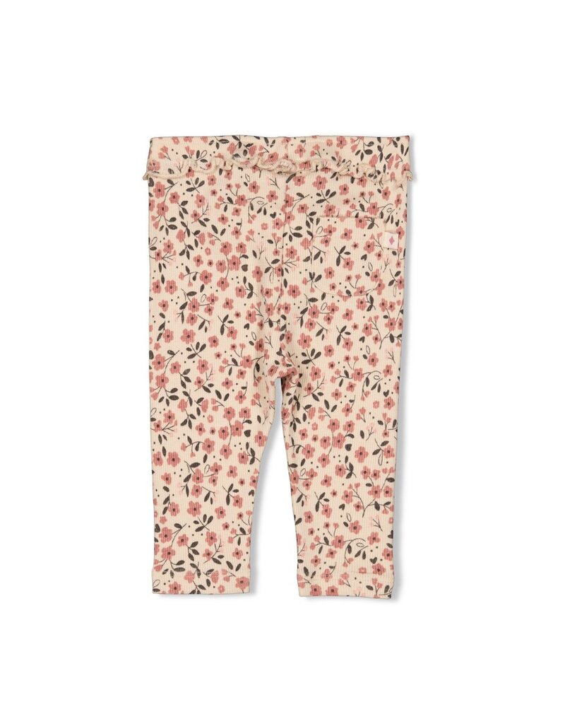 Feetje Legging rib AOP - Woodland Bloom