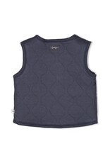 Feetje Omkeerbaar teddy gilet - Narwal