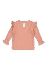 Feetje Longsleeve ajour rib - Morning Sun