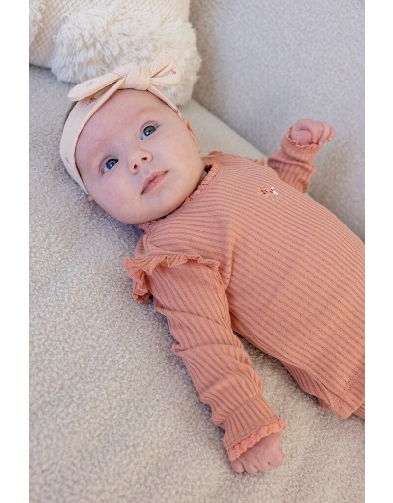 Feetje Longsleeve ajour rib - Morning Sun