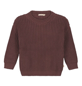 Yuki Chunky Knitted Sweater Fig