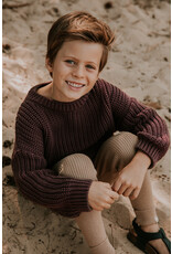 Yuki Chunky Knitted Sweater Fig