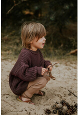 Yuki Chunky Knitted Sweater Fig