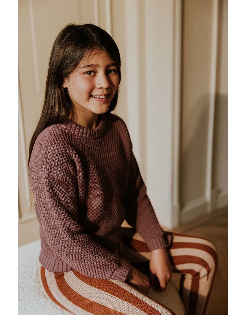 Yuki Kyoto Knitted Sweater Mauve