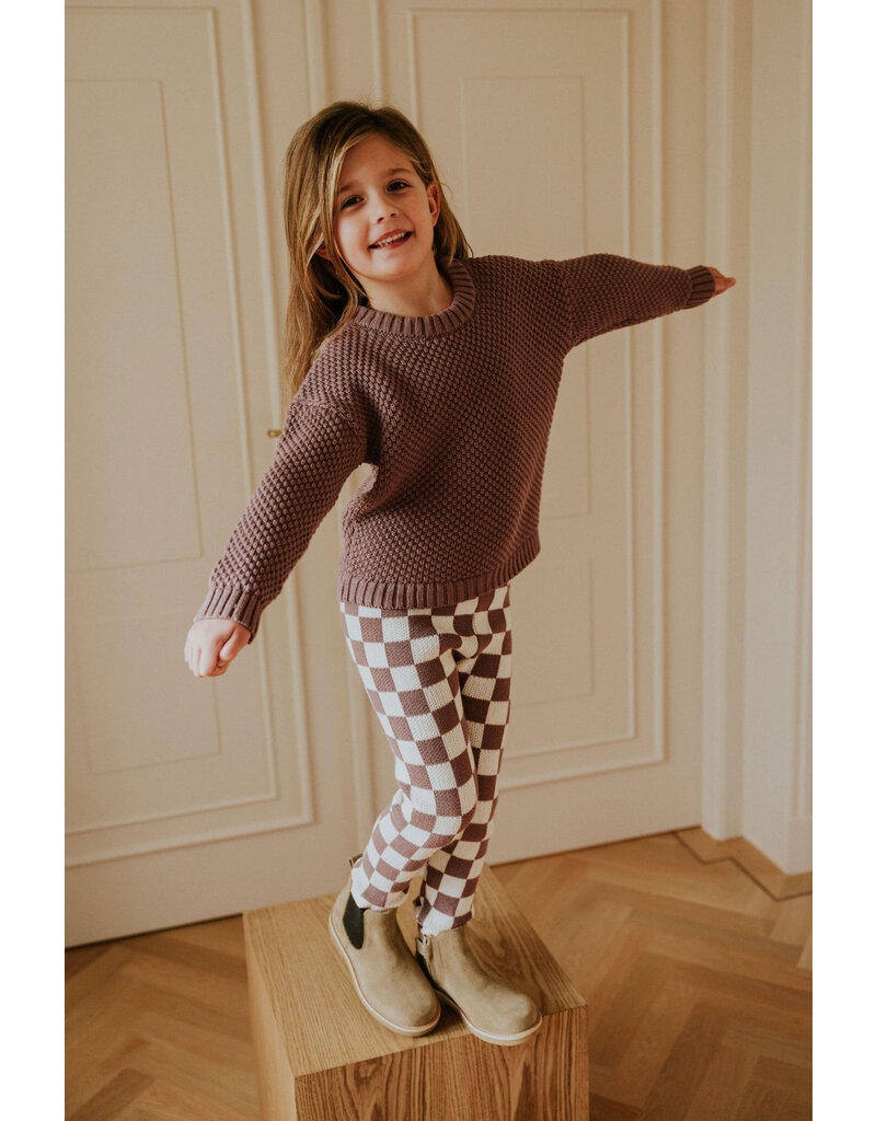 Yuki Kyoto Knitted Sweater Mauve