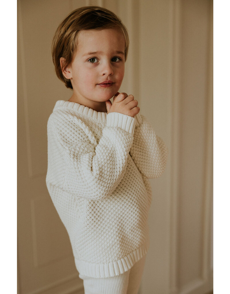 Yuki Kyoto Knitted Sweater Pearl