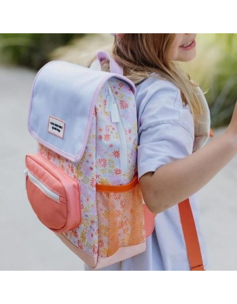 Hello Hossy Backpack Retro Flowers