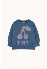Tinycottons Cherry Graphic Sweatshirt Light Navy