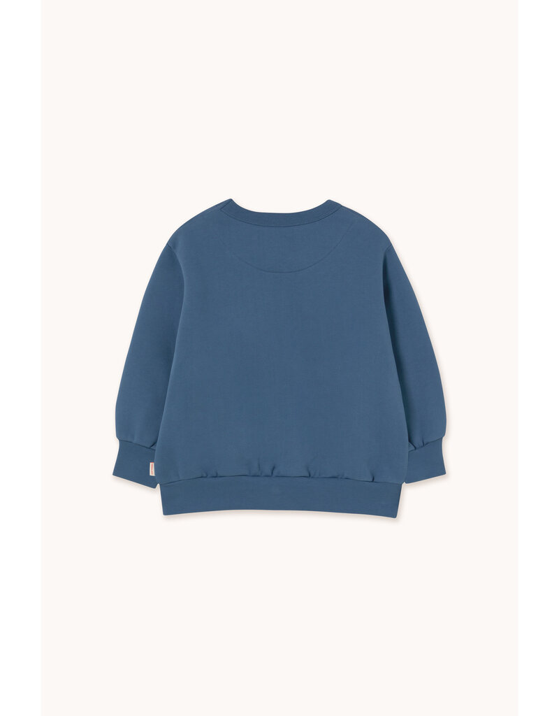Tinycottons Cherry Graphic Sweatshirt Light Navy