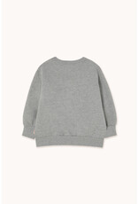 Tinycottons Flower Graphic Sweatshirt Medium Grey Heather